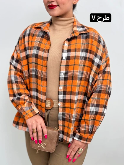 تونیک چهارخونه پشمی 2166