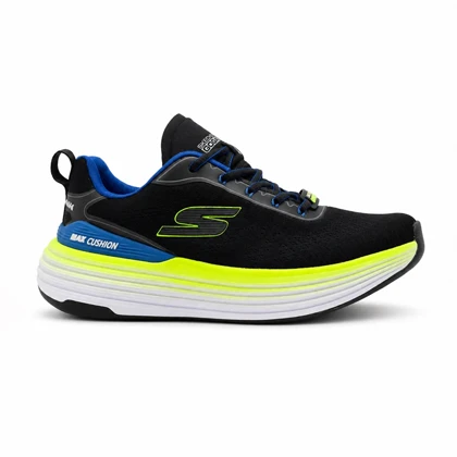 کفش و کتانی مردانه مدل اسکیچرز SKECHERS رنگ مشکی فسفری کد 42428