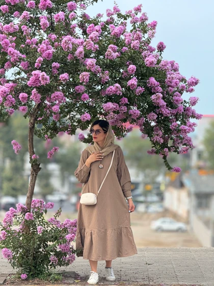 پیراهن مانتویی ساحل