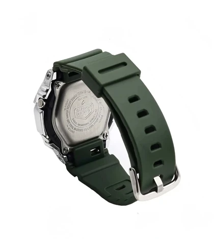 ساعت جی شاک زنانه GM-S2100 سبز قاب سیلور