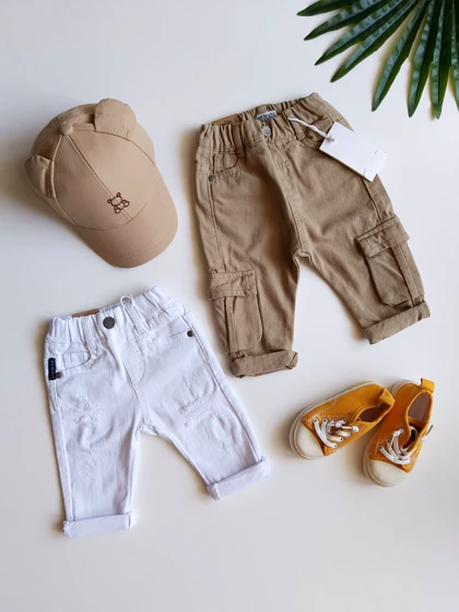 شلوار های تک کتان و کارگو