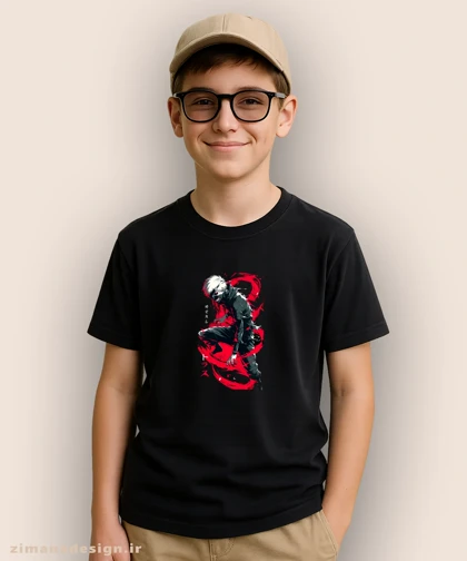 تیشرت بچگانه طرح توکیو غول شخصیت کانکی کد 956