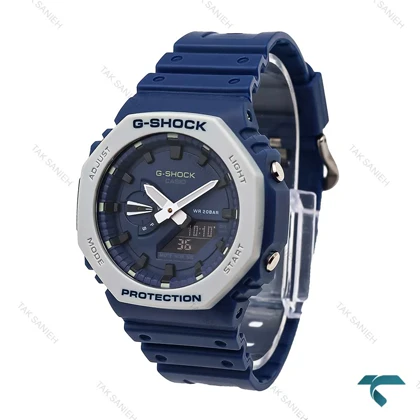 ساعت جیشاک GA2100 کاسیو سرمه ای طوسی مردانه Gshock-6507-G
