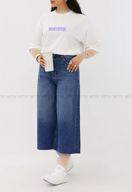 تیشرت باکسی چاپیwhite-foxکد1006300