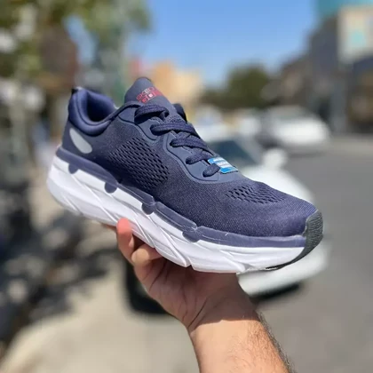 کفش پیاده روی اسکچرز مدل Max cushion مستر سرمه ای