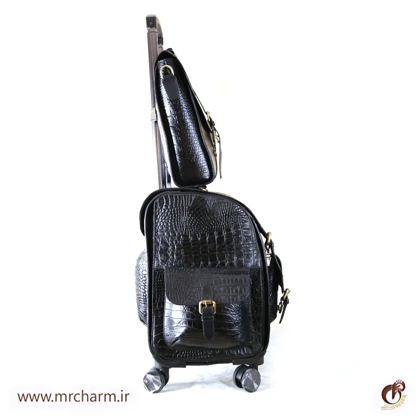 چمدان خلبانی و ست اداری تمام چرم mrc168-34