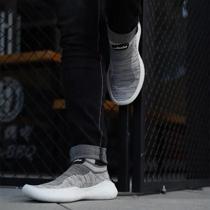 کتانی راحتی میجز جزبا طوسی ابروبادی - Jazba Mijaz Sockün Grey