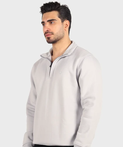 دورس نیم زیپ مردانه ساده 0653