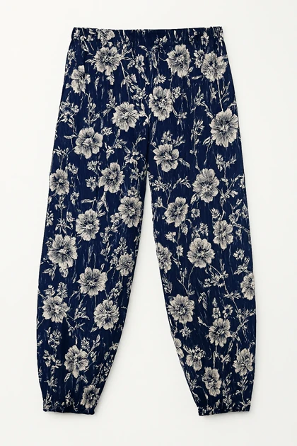 شلوار راحتی زنانه ساتن پلیسه وارداتی