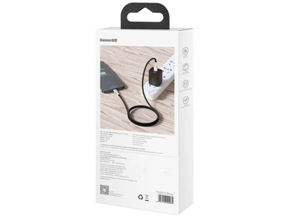 کابل شارژ سریع تایپسی به لایتنینگ 2 متری بیسوس Baseus Cafule Series Metal Data Cable Type-C to iP PD 20W CATLJK-B01