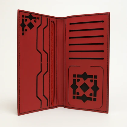 کیف پول زنانه چرم مدل آژین