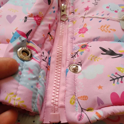 کاپشن دخترانه طرح تکشاخ