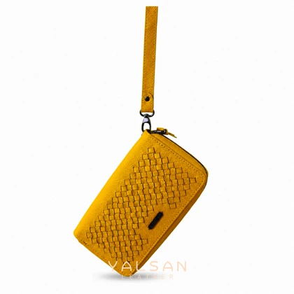 کیف پول زنانه چرم یلسان مدل غزال کد 051-BF