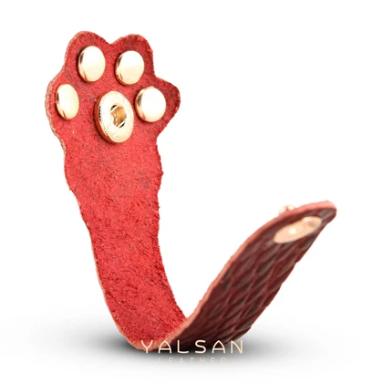 نگهدارنده هندزفری چرم یلسان مدل گربه کد 040-MRV