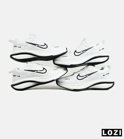 کفش کتانی سفید مشکی مردانه و زنانه NIKE vaporfly kx مدل 7292