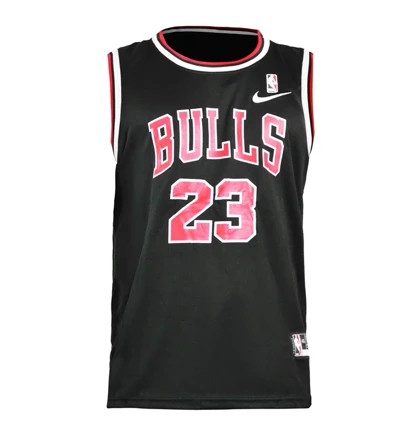 ست رکابی و شلوارک بسکتبالی مردانه شیکاگو بولز مدل Dri Fit-9996 مشکی