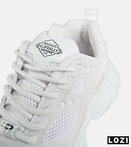 کفش کتانی مردانه و زنانه سفید BALENCIAGA Track low-top Sneakers مدل 7855