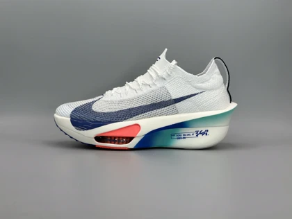 کتانی نایکی آلفا فلای سفید آبی صورتی/Nike Alpha fly