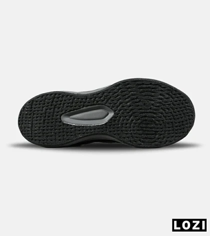 کفش کتانی مردانه و زنانه مشکی طوسی ADIDAS BONCE مدل 7470