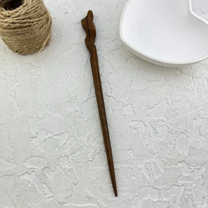 کانزاشی مو زنانه چوبی موج‌دار مدل کرو