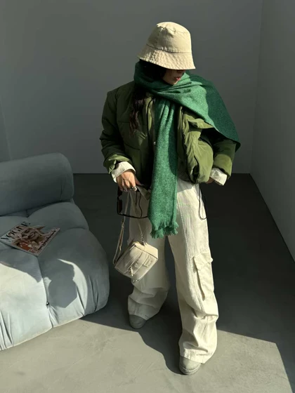 کاپشن بادکنکی پافرشو