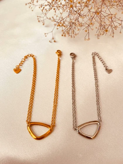 دستبند مثلث استیل