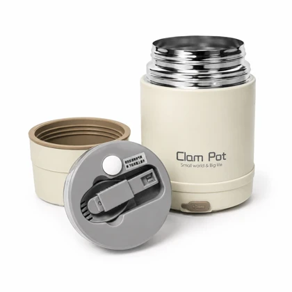 ظرف غذا برقی مدل CLAM Pot ظرفیت 0.8 لیتر
