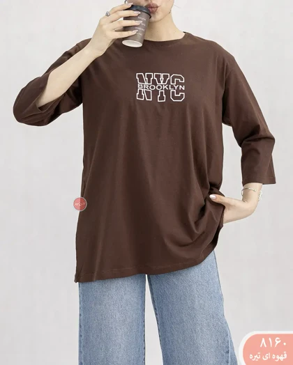 تیشرت لانگ 8160