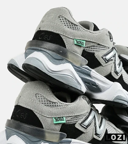 کفش کتانی مردانه و زنانه طوسی مشکی NEW BALANCE 9060