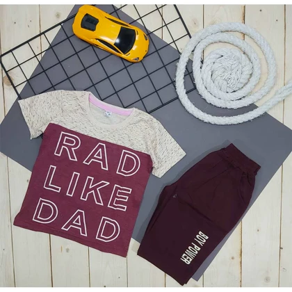 تیشرت و شلوارک پسرانه RAD LIKE DAD