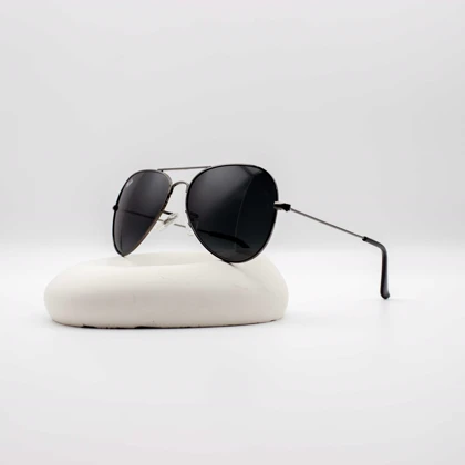 عینک آفتابی ری بن RayBan مدل خلبانی RB3025 مشکی- طوسی