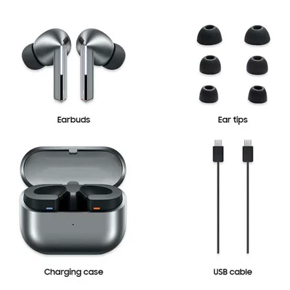 هندزفری بی‌سیم سامسونگ Galaxy Buds3 Pro با حذف نویز فعال و صدای 24 بیت