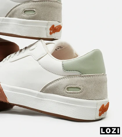 کفش اسنیکرزمردانه سفید آجری PULL& BEAR