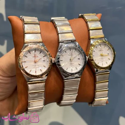 ساعت مچی امگا زنانه کانسلیشن صفحه سفید جعبه و بگ کد 750