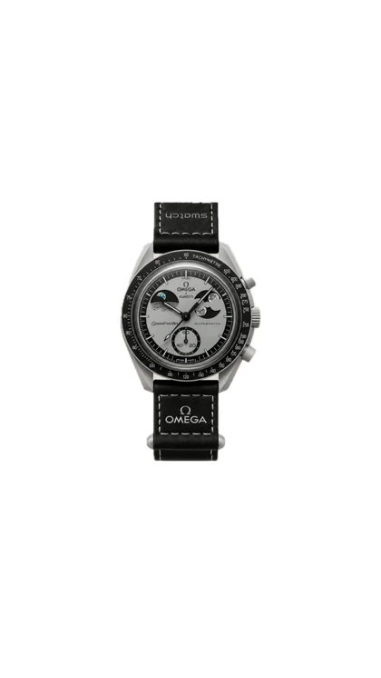 ساعت امگا سواچ مون شاین طوسی Omega Swatch to the Moonshine EarthPhase