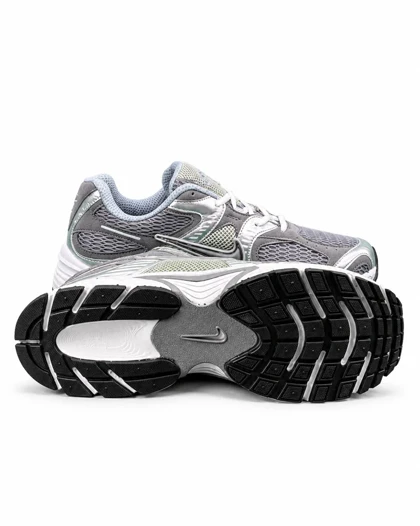 کفش کتانی مردانه رانینگ مدل نایکی V5 طوسی نقره ای Nike V5