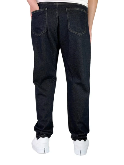 شلوار جین مردانه مام استایل سرمه ای مدل تامی کد 00043