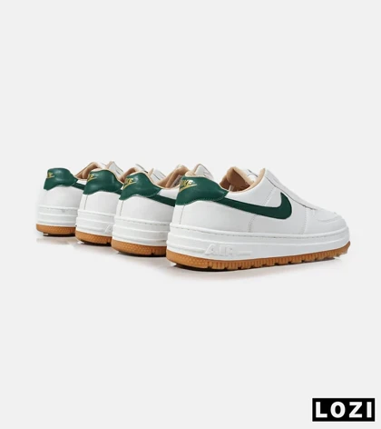 کفش بزرگ پا سفید سبز نایک ایر فورس NIKE AIR FORCE مدل 4065