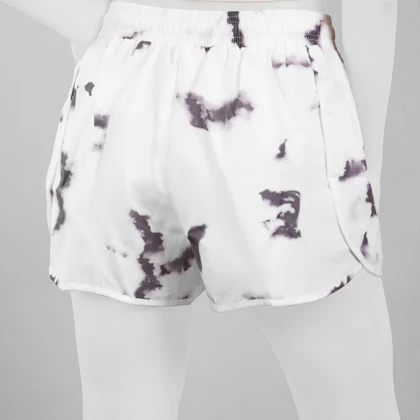 شلوارک کشاله دار ورزشی زنانه مدل 020 سفید بنفش