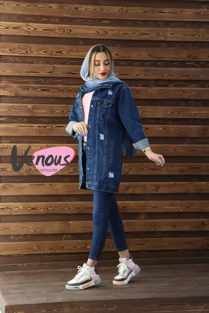 کت جین Defacto آبی تیره