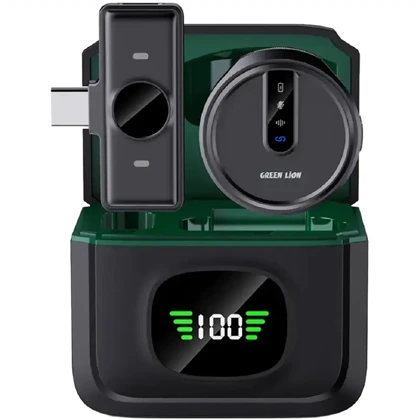 میکروفون یقه ای بی سیم گرین لاین Green Lion GN88XMICTCBK GM-88X