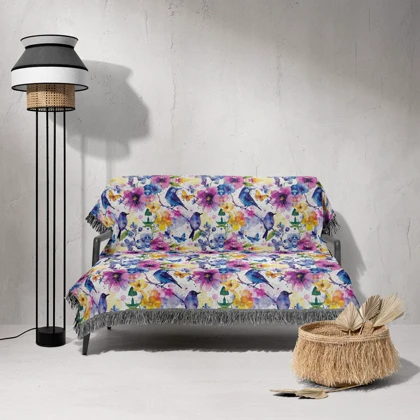 شال مبل ریش دار classic 142