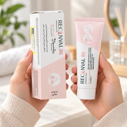 کرم ریکنوال مدل B6 بهبود ضایعات پوستی ناشی از شیمی درمانی 50ml حاوی اوره