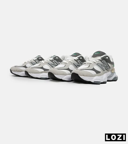 کفش کتانی مردانه و زنانه سفید طوسی NEW BALANCE 9060 مدل 5393