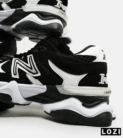 کفش کتانی مردانه و زنانه مشکی سفید NEW BALANCE 9060 مدل 2155