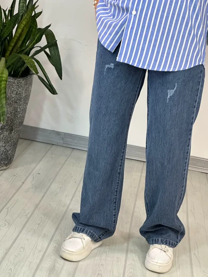 شلوار جین نیم بگ 1