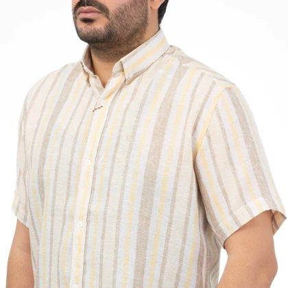 پیراهن آستین کوتاه کنفی مردانه تن کوک مدل 1211107