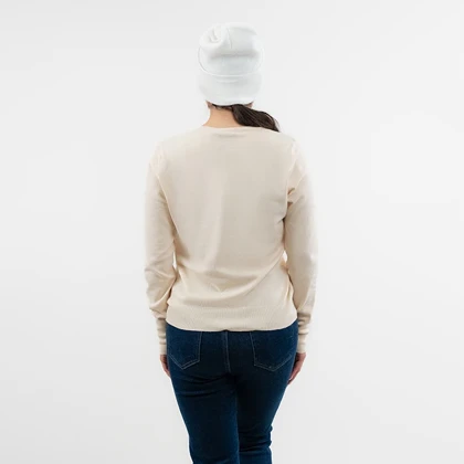 پلیور بافت اسلیم فیت یقه هفت زنانه - 71251350