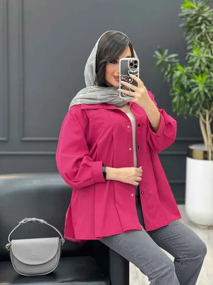 مانتو پیله دار بغل چاک