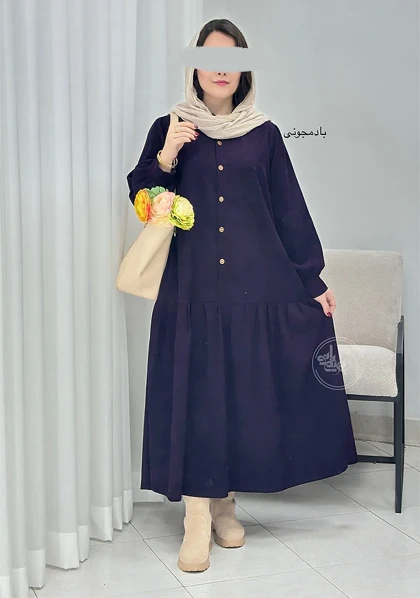 پیراهن مانتویی ساتیا